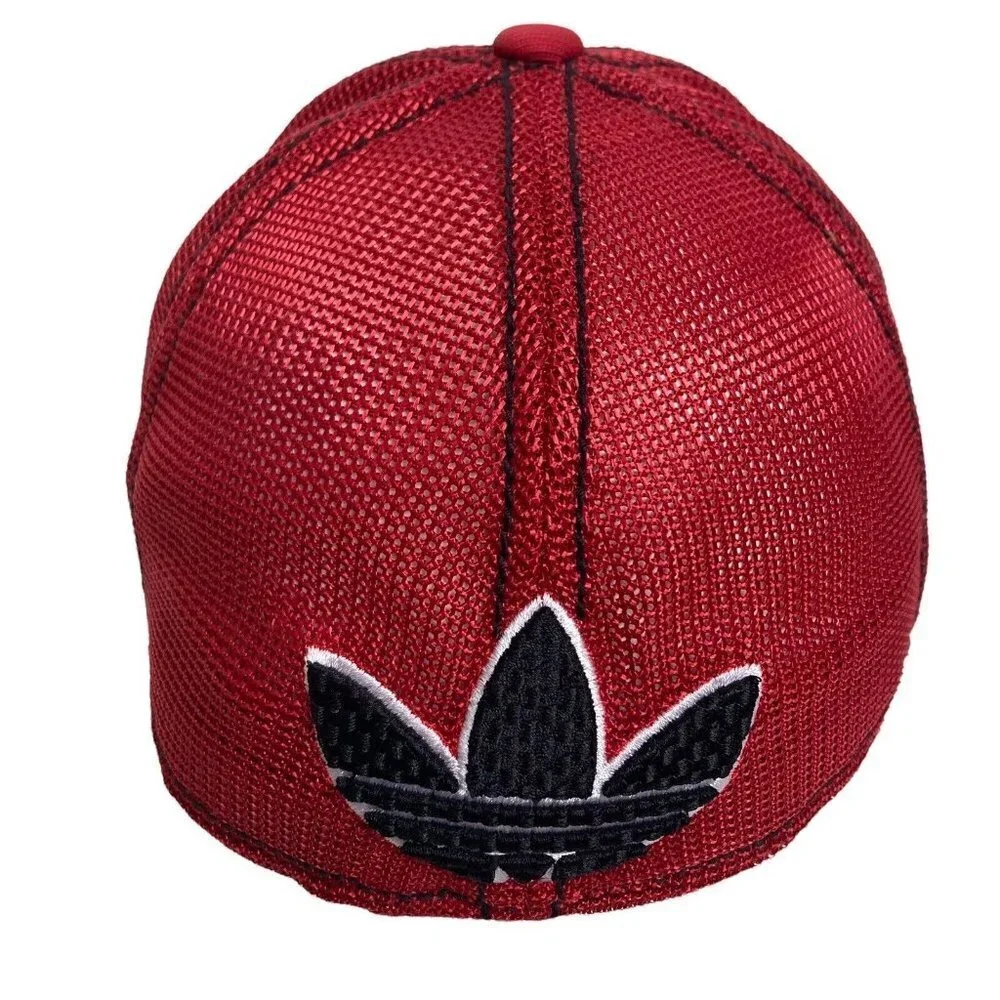 Adidas Fitmax 70 Hat Miami Redhawks Miami University Ohio Small Medium Mesh Back